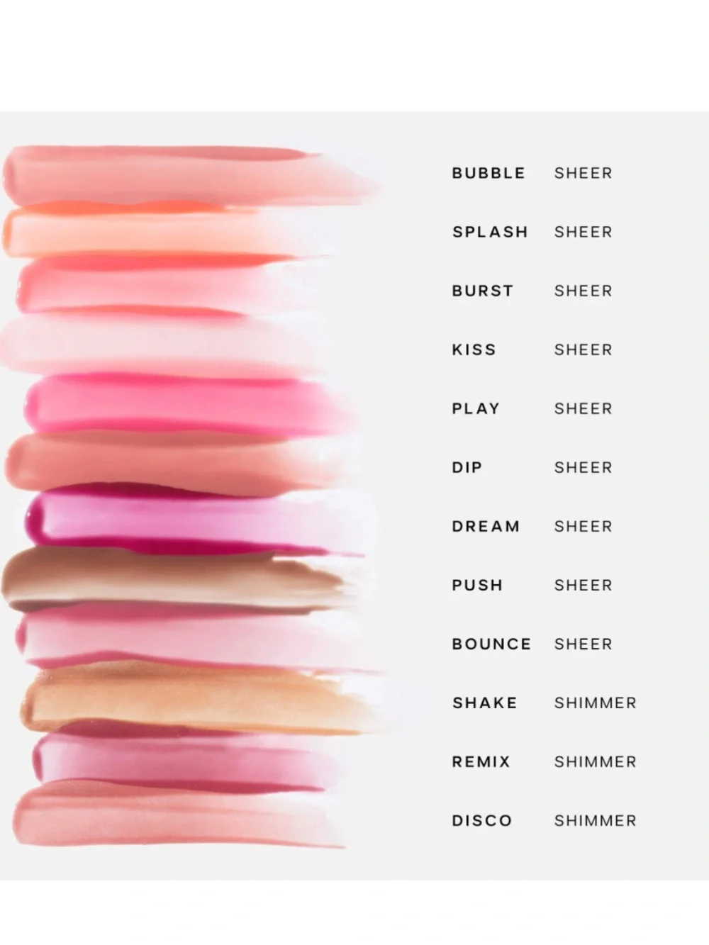 Saie Glossy Bounce Lipgloss in Shake BNIB